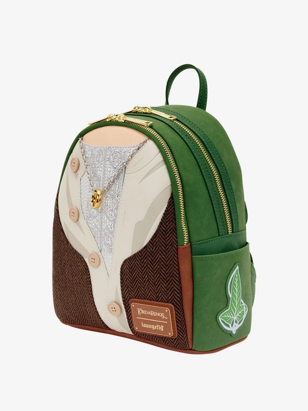 New Loungefly The Lord of The Rings Frodo Mithril Figural Mini Backpack